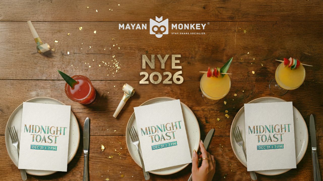 Celebrate New Year’s Eve like never before: Midnight Toast at Mayan Monkey