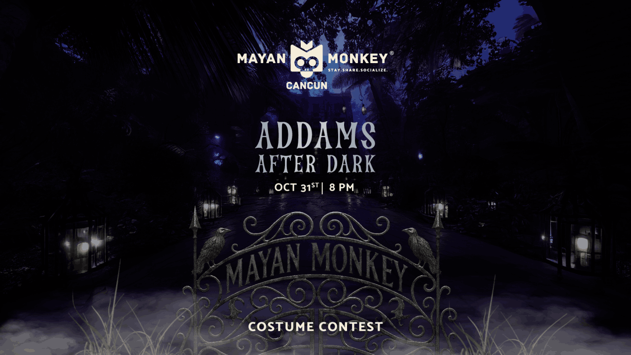 Halloween 2025 at Mayan Monkey: The best Addams Family-themed party