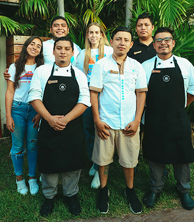 The restaurant team